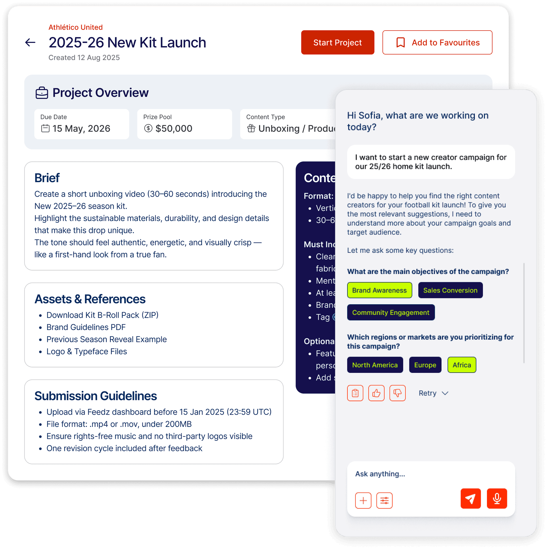 Campaigns and workflows built for sports